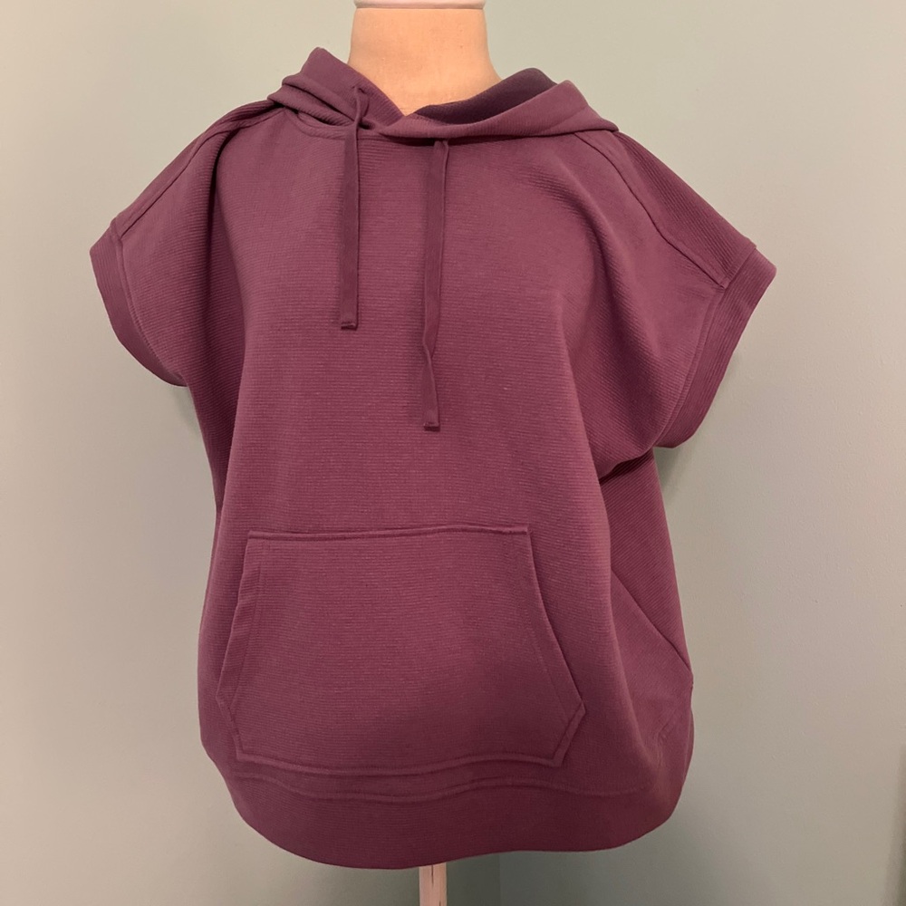 Zella Lavender Short Sleeve Hoodie